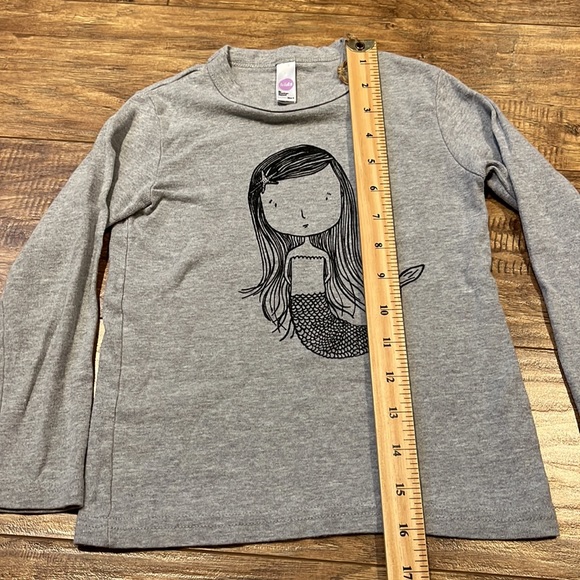 Kids mermaid American apparel long sleeve t-shirt - Picture 5 of 8